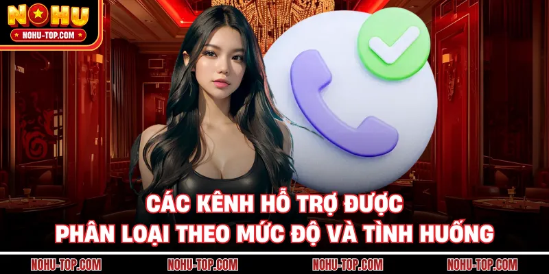 Các Kênh Hỗ Trợ Được Phân Loại Theo Mức Độ Và Tình Huống